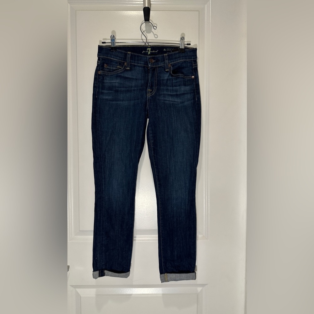 7 For All Mankind Skinny Cropped Jeans